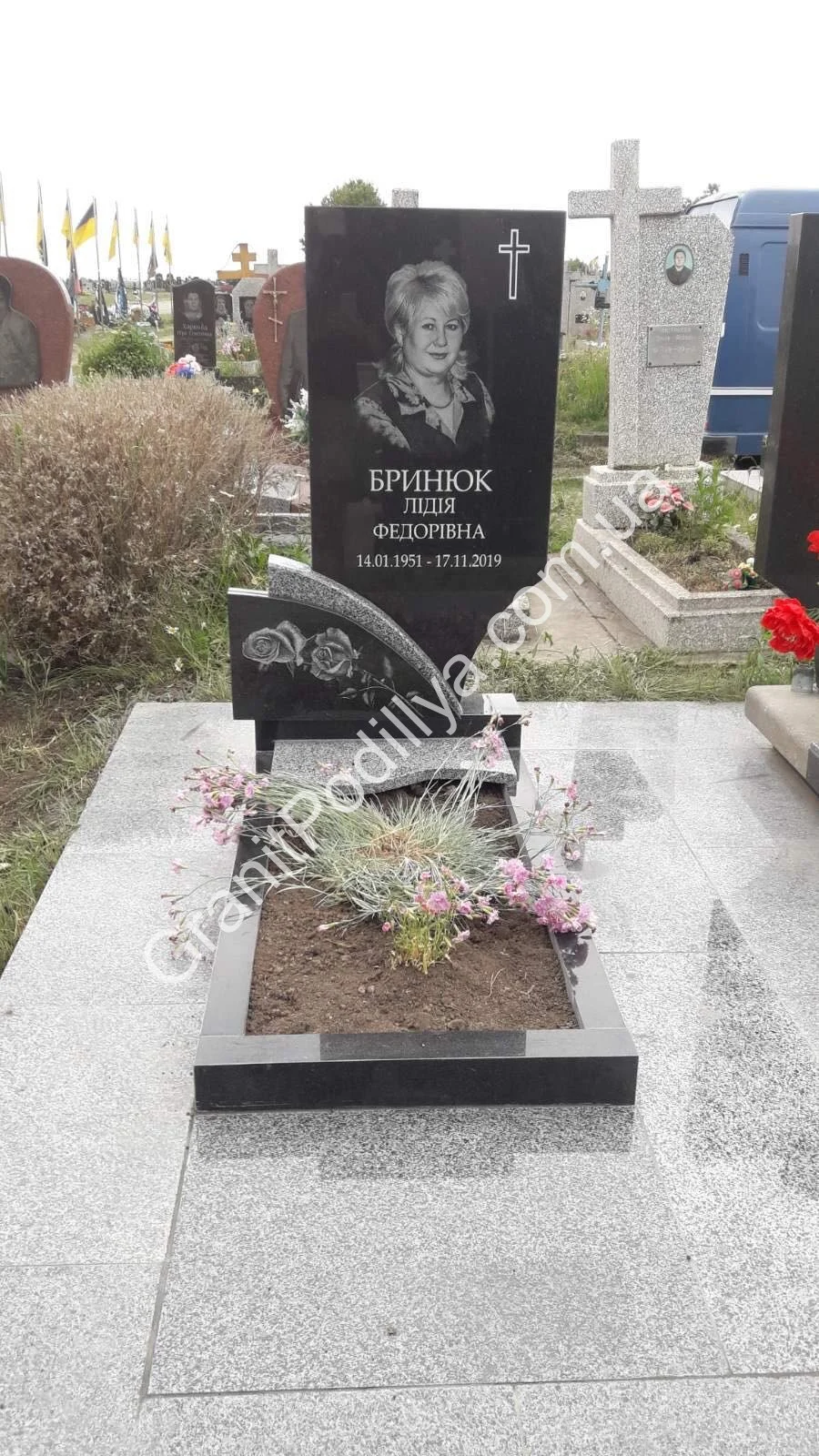 Подвійний пам'ятник з граніту - Кам'янець-Подільський | GranitPodillya